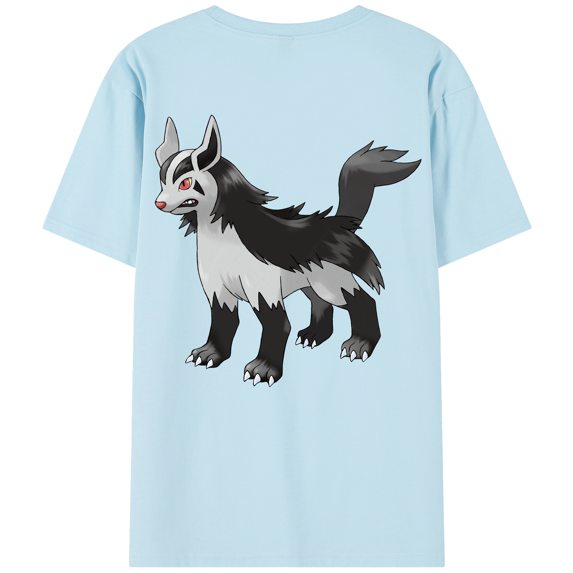 （画像用） ポケットモンスター Pokémon 綿100％半袖Tシャツ（背面プリント）